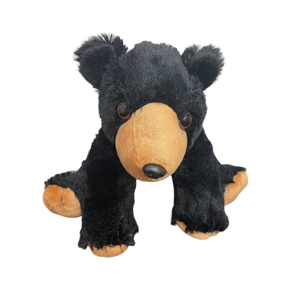 Wild Republic Black Bear Cub Plush Realistic Stuffed Animal 12" Inch 2015